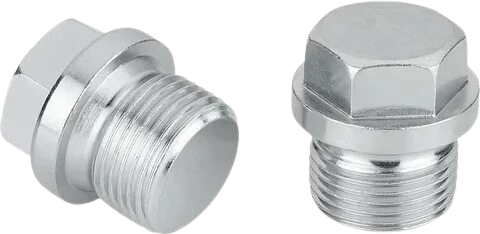 Stainless steel header plugs for heat exchangers