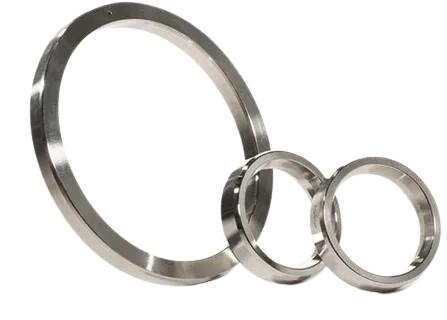 Soft iron gasket for ring type joint flange in industrial application