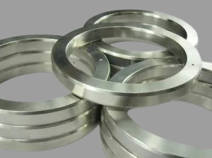 Soft iron RTJ gasket used for ASME B16.5 flange applications