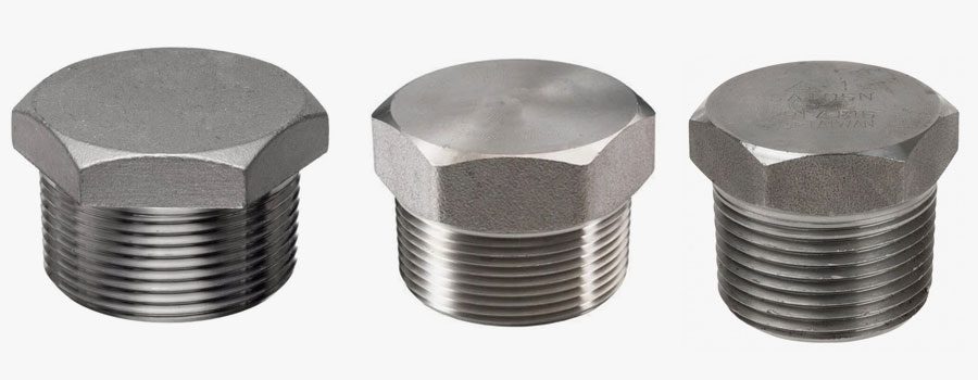 Hex plugs used in industrial pipe sealing applications
